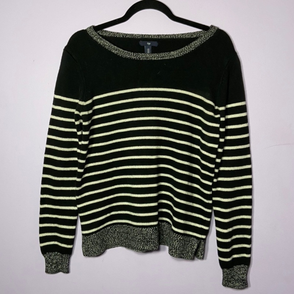 Black & White Striped Sweater